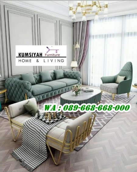 Sofa Tamu Stainless Mewah Kota pati