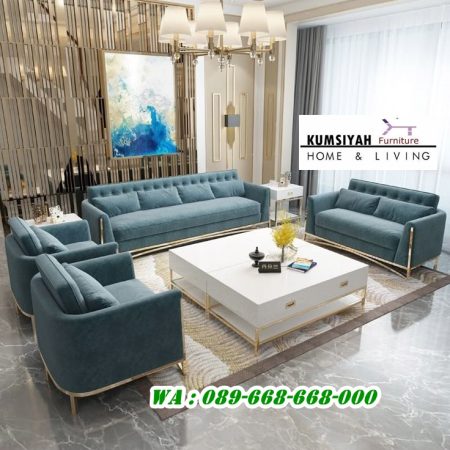 Sofa Tamu Stainless Modern Kota Pemalang