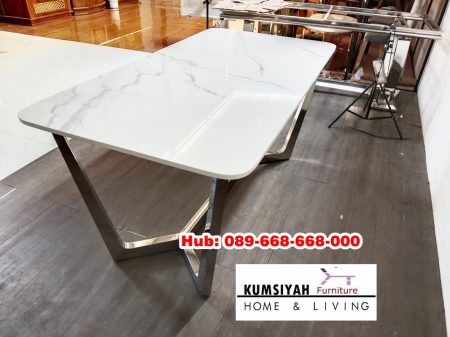 Meja Makan Stainless Minimalis
