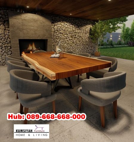 Meja Makan Kayu Jati Bandung