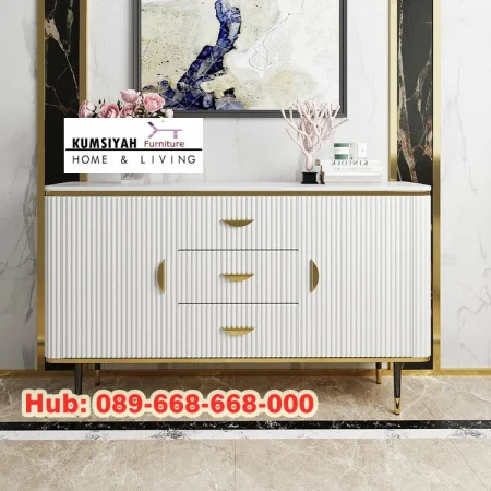 Buffet Minimalis Stainless Modern