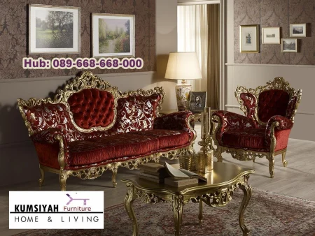 Kursi Tamu Mewah Jati Jepara