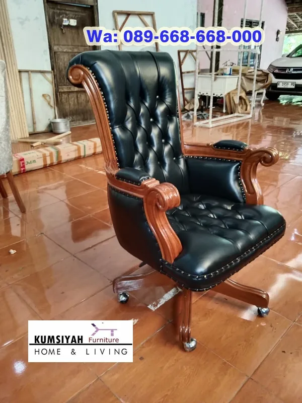 Kursi Kantor Kulit Asli - Image 3