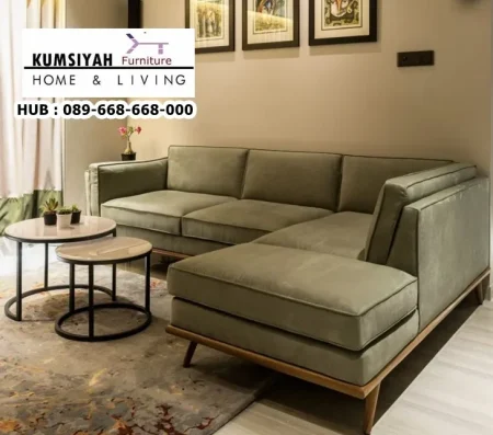 Jual Sofa Tamu L Model Japandi Minimalis