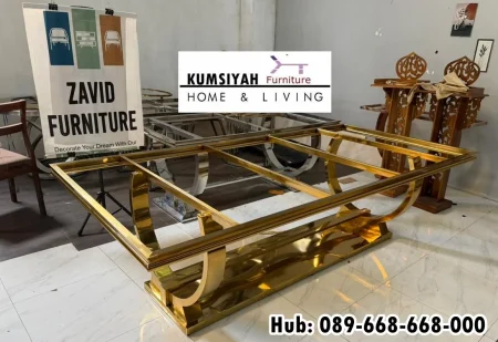 Jual Kaki Meja Stainless Gold Terbaru 2026