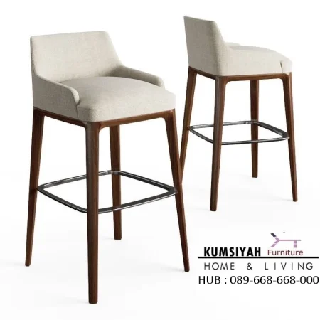 Jual Kursi Bar Minimalis Kayu Jati Elegan
