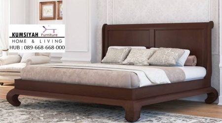 Jual Tempat Tidur Jati Minimalis Lengkung Cisarua
