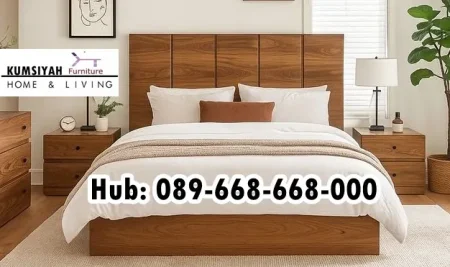 Jual Tempat Tidur Minimalis Kayu Solid Serang