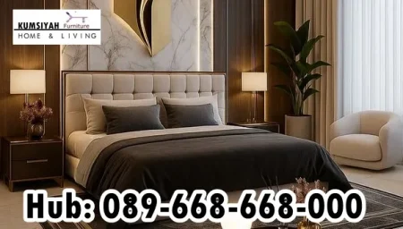 Jual Tempat Tidur Rangka Kayu Minimalis Setiabudi