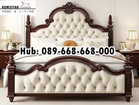 Jual Tempat Tidur Ukir Jati Mewah Gorontalo