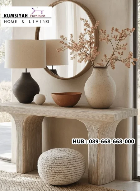 Meja Konsul Jati Modern Dekorasi