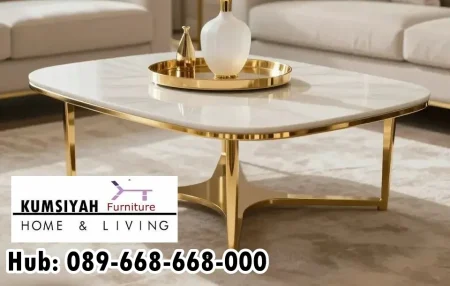 Jual Coffee Table Bahan Marmer Berkualitas Custom
