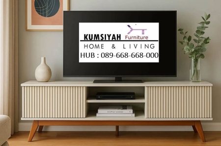 Jual Meja TV Garis Minimalis Modern Estetik