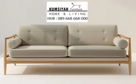 Kursi Sofa Minimalis Kayu Retro  Santai