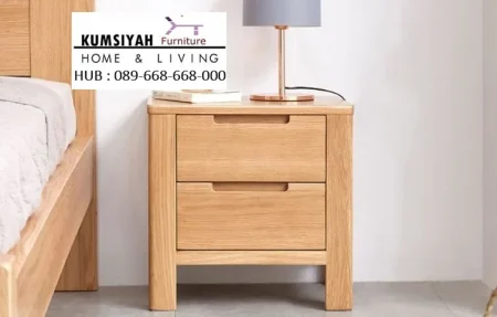 Nakas Kayu Jati Estetik Tipe Minimalis