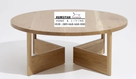 Coffe Table Lingkar Jati Unik