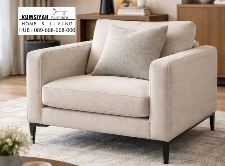 Kursi Sofa Single Armchair Seri Nyaman