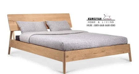 Tempat Tidur Kayu Ukuran 120x200