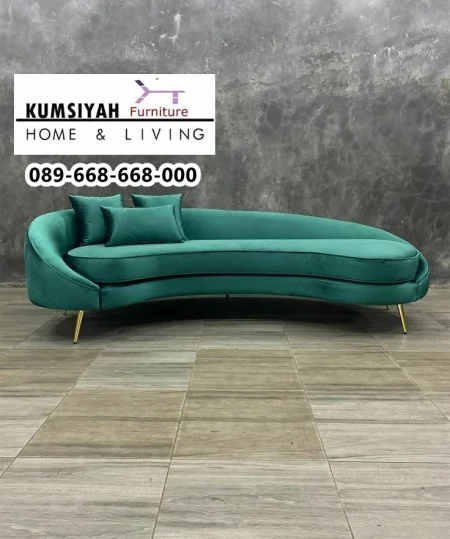 Kursi Sofa Asimetris Modern