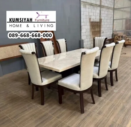 Meja Makan Marmer Elite Modern