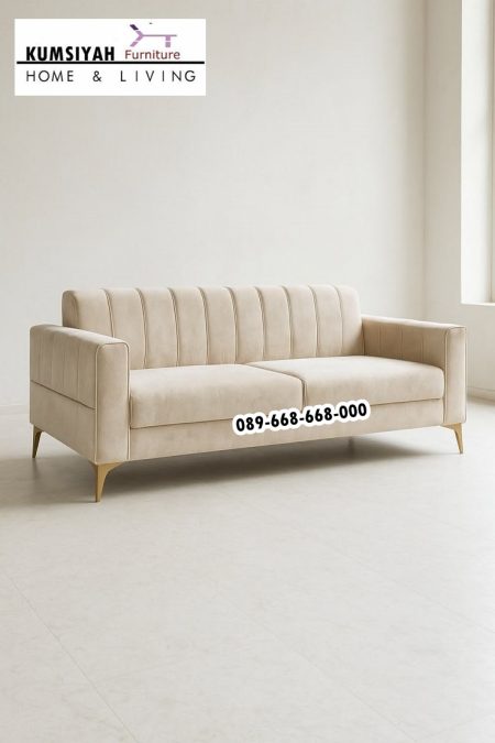 Sofa Velvet Modern Minimalis Depok