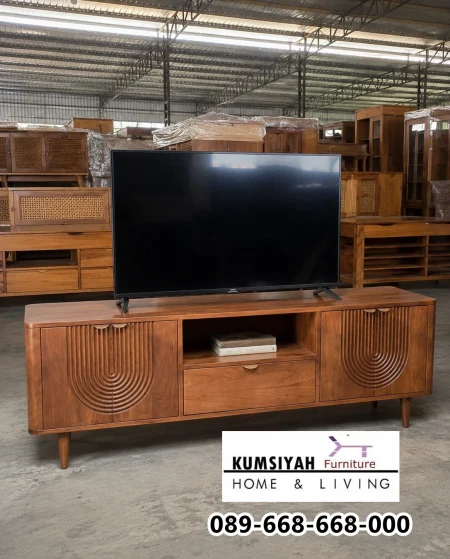 Jual Meja TV Bengkulu Dari Kayu