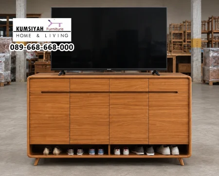 Meja TV Kediri Kayu Jati