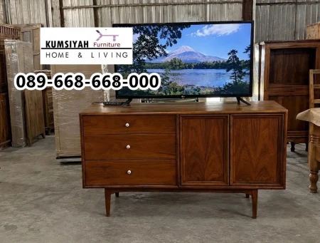 Meja TV Medan Kayu Jati